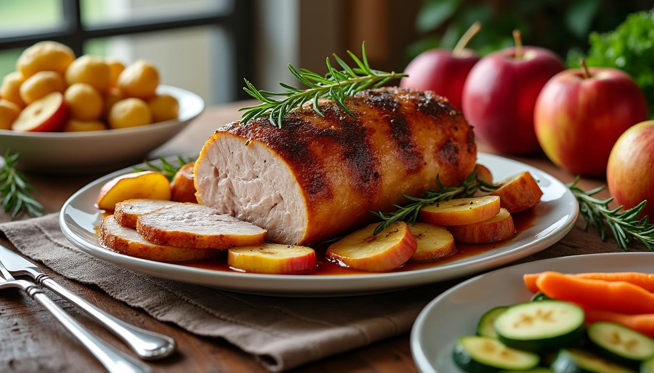 scopri la ricetta perfetta per un arrosto di maiale alle mele, ideale per una domenica in famiglia ricca di sapori autentici e tradizione.