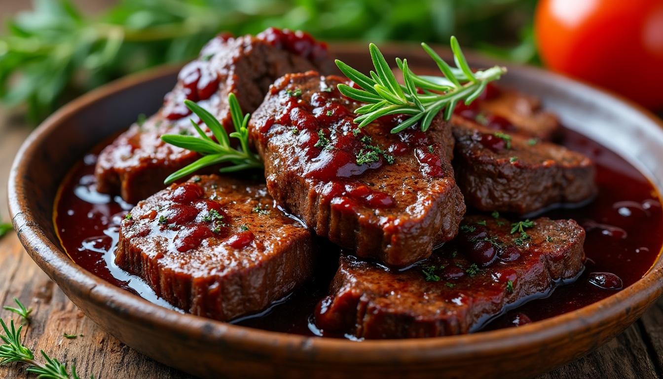 scopri come preparare un brasato al barolo irresistibilmente morbido, cotto lentamente nel vino piemontese per un secondo piatto ricco di sapore e tradizione.