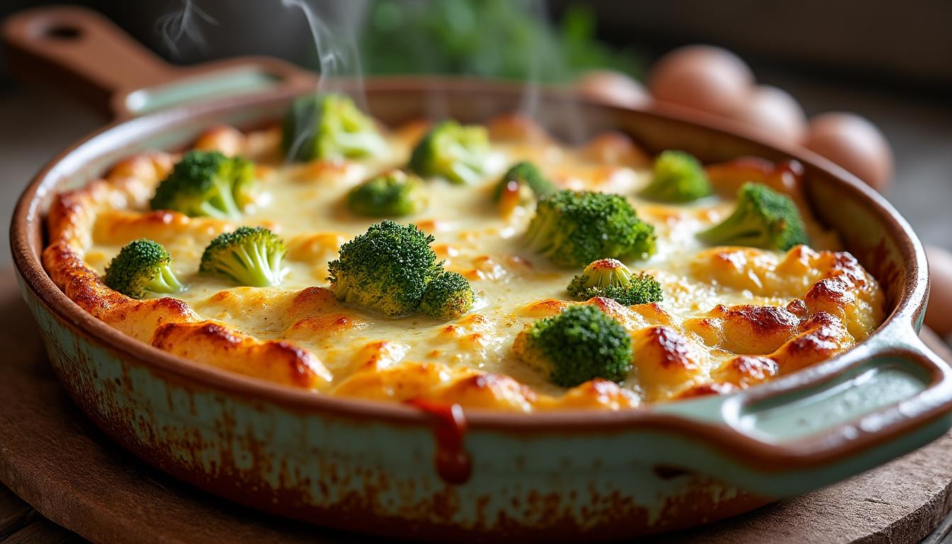 scopri la ricetta dei broccoli gratinati al forno, croccanti fuori e filanti dentro, perfetti come contorno gustoso e sano per ogni occasione.