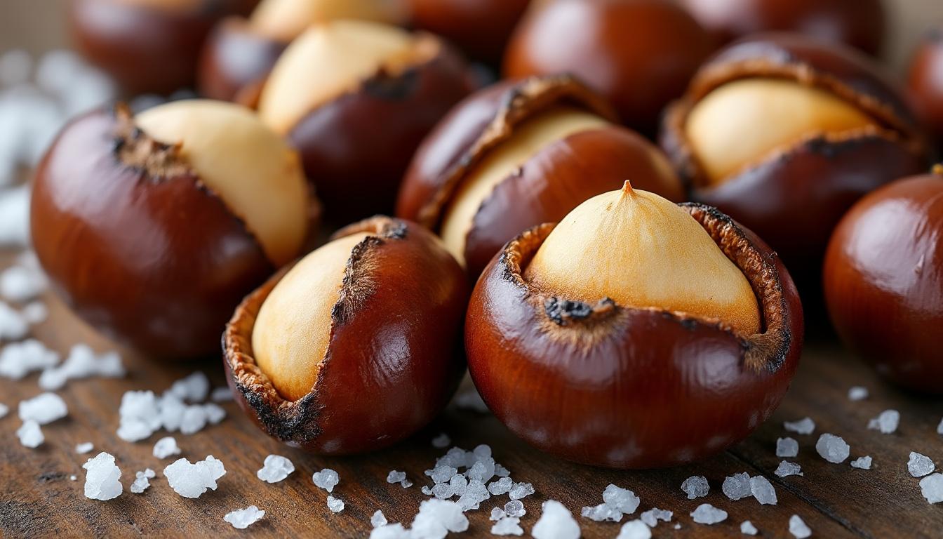 scopri il metodo semplice e veloce per sbucciare le castagne al forno al sale senza fatica, per gustare al meglio questo delizioso snack autunnale.