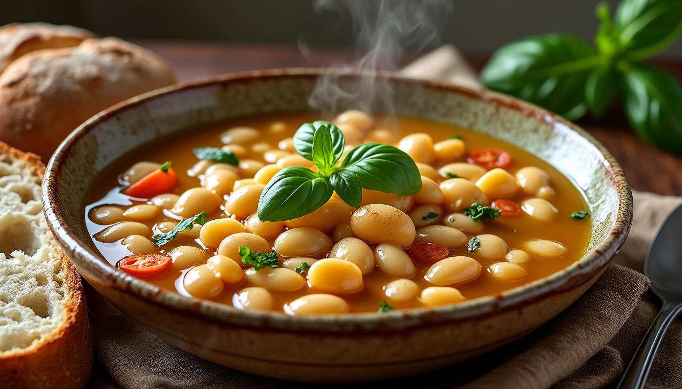 scopri il segreto per ottenere una pasta e fagioli cremosa e dalla consistenza perfetta con la nostra ricetta facile e gustosa.