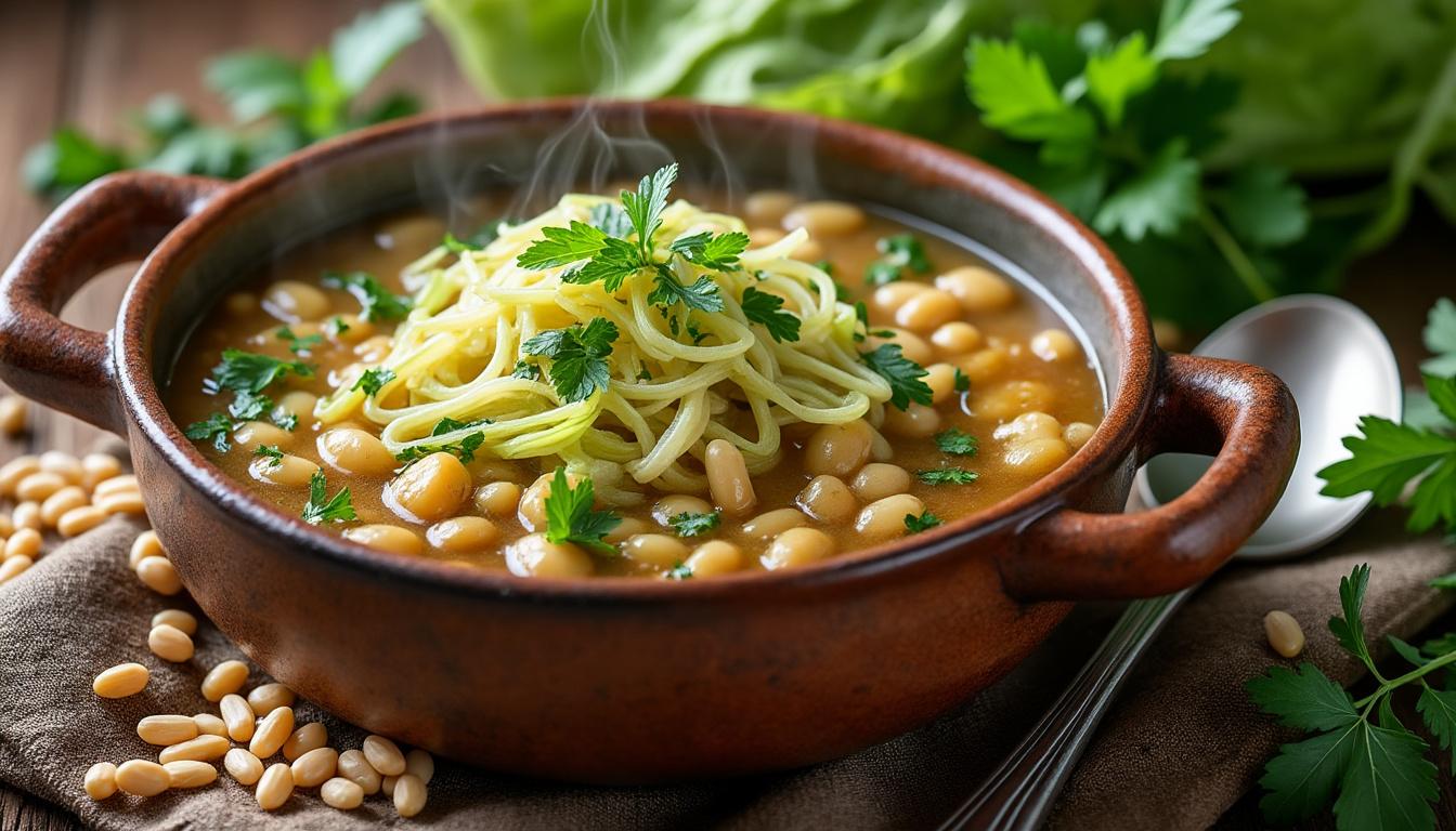 scopri la nostra zuppa di cavolo verza e orzo, un piatto unico completo e nutriente, perfetto per ogni stagione. ricco di sapori autentici e ingredienti sani.