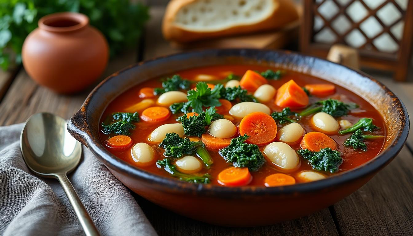 scopri la ricetta autentica della ribollita toscana, il piatto tradizionale che racchiude i sapori genuini della toscana. un viaggio culinario tra ingredienti semplici e gusto unico.