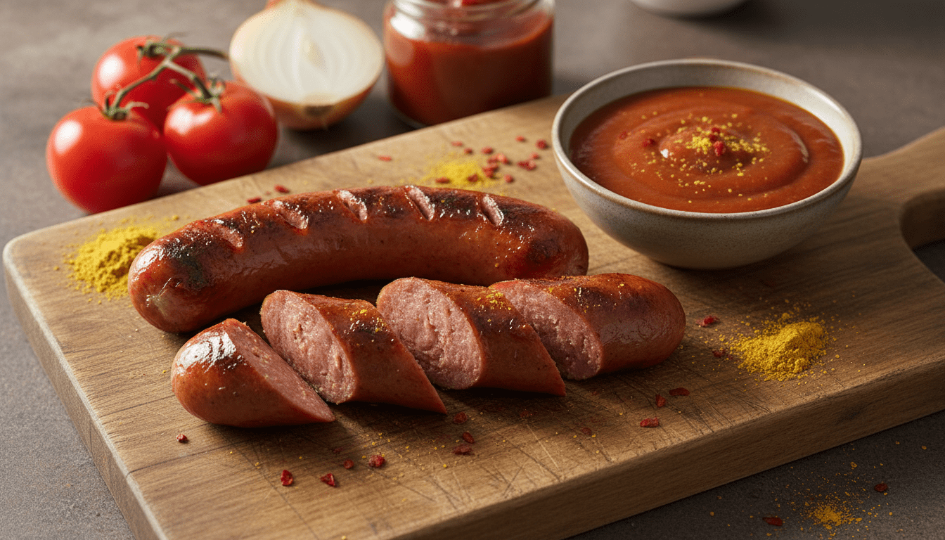 scopri la ricetta autentica della salsa per currywurst alla berlinese e scegli il miglior wurstel per preparare questo piatto tradizionale tedesco dal gusto unico.