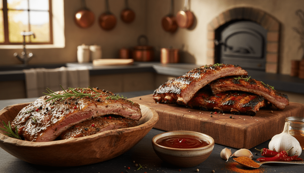 scopri come preparare delle deliziose costine bbq all'americana con una marinatura perfetta e una salsa barbecue fatta in casa, per un sapore autentico e irresistibile.